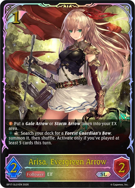 Arisa, Evergreen Arrow