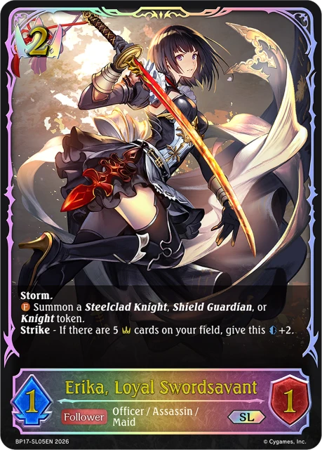 Erika, Loyal Swordsavant