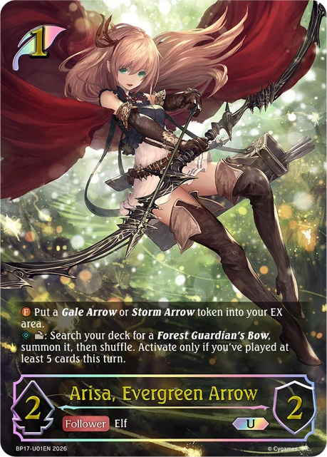 Arisa, Evergreen Arrow