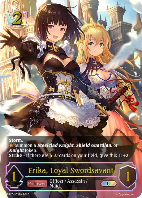 Erika, Loyal Swordsavant