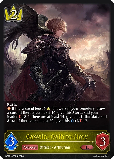 Gawain, Oath to Glory