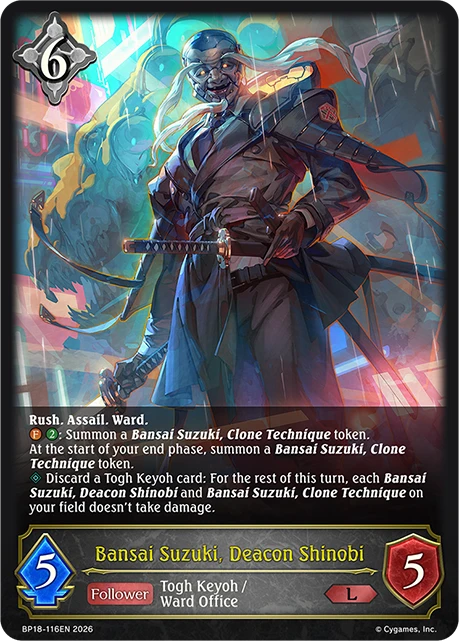 Bansai Suzuki, Deacon Shinobi