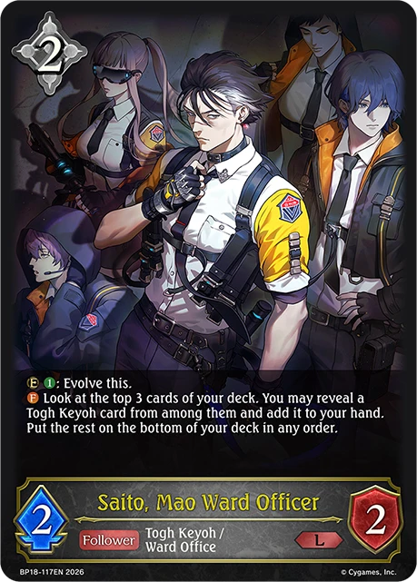 Saito, Mao Ward Officer