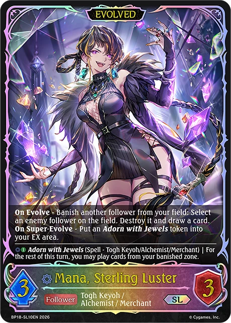 Mana, Sterling Luster