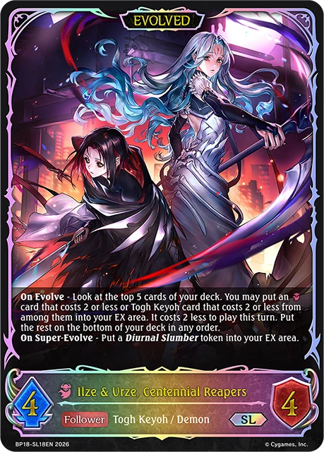 Ilze & Urze, Centennial Reapers