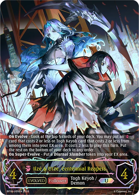 Ilze & Urze, Centennial Reapers