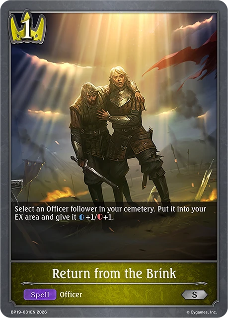 Return from the Brink
