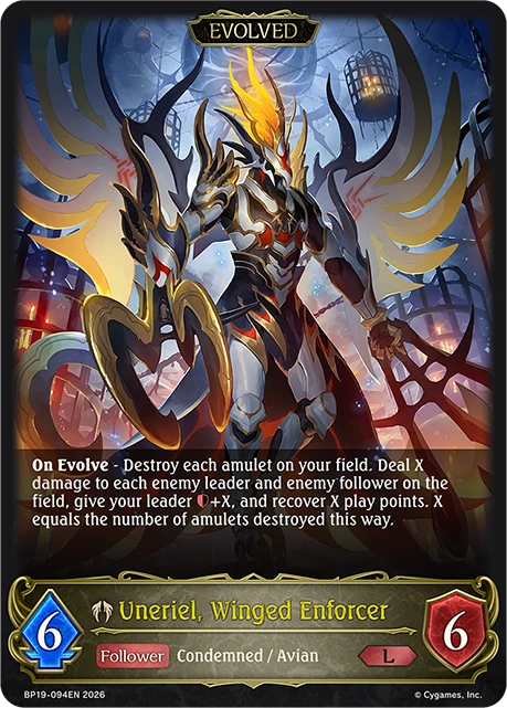 Uneriel, Winged Enforcer