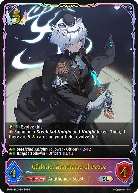 Gildaria, Anathema of Peace