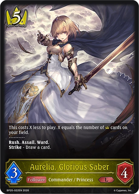 Aurelia, Glorious Saber