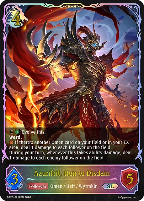 Azurifrit, Heir to Disdain