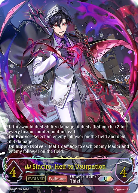 Sinciro, Heir to Usurpation