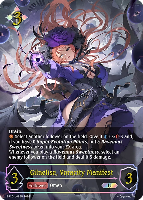 Gilnelise, Voracity Manifest