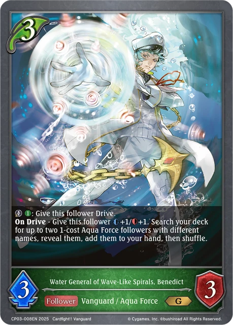 Water General of Wave-Like Spirals, Benedict