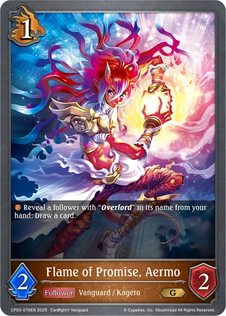 Flame of Promise, Aermo