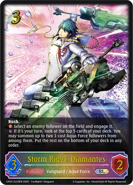 Storm Rider, Diamantes