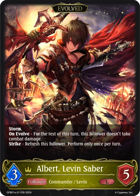Albert, Levin Saber