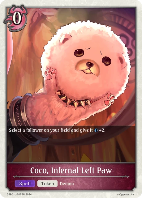 Coco, Infernal Left Paw