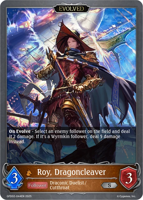Roy, Dragoncleaver