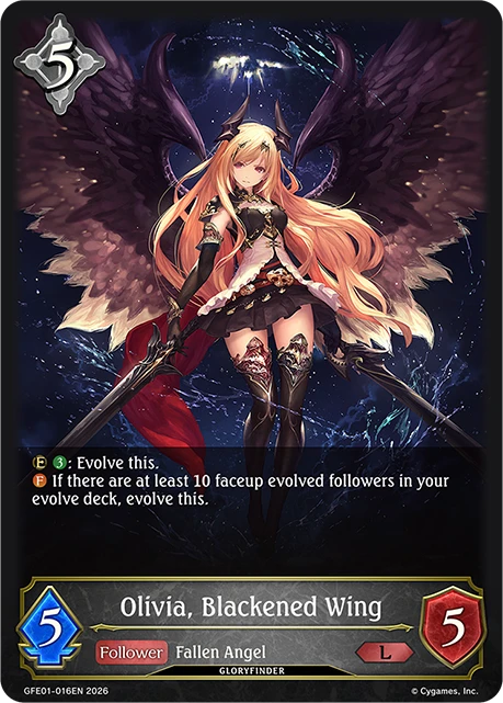 Olivia, Blackened Wing