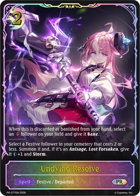 Undying Resolve