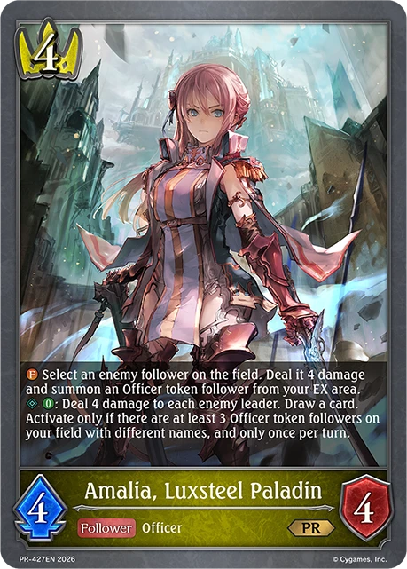 Amalia, Luxsteel Paladin