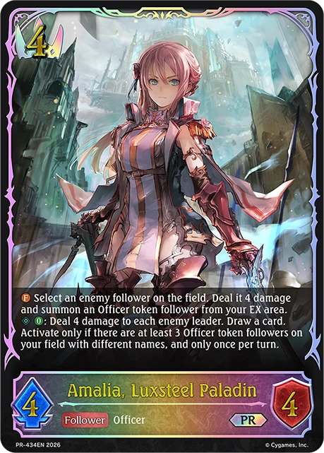 Amalia, Luxsteel Paladin