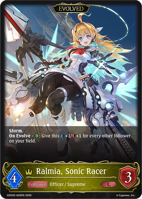 Ralmia, Sonic Racer