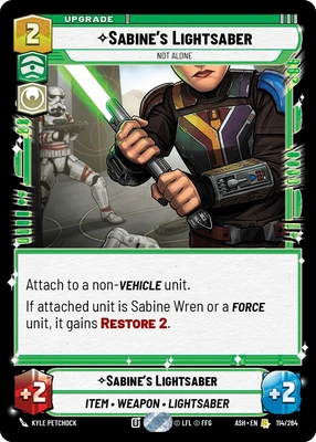 Sabine's Lightsaber