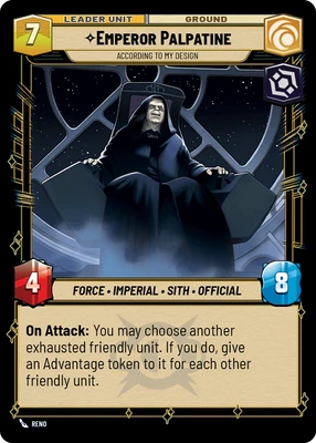 Emperor Palpatine — other side