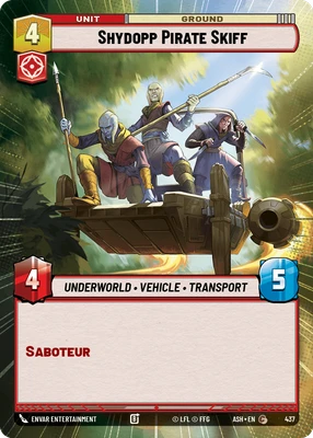 Shydopp Pirate Skiff