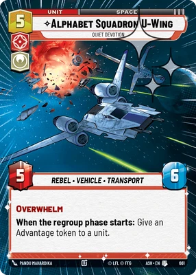 Alphabet Squadron U-Wing