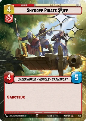Shydopp Pirate Skiff