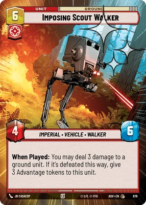 Imposing Scout Walker