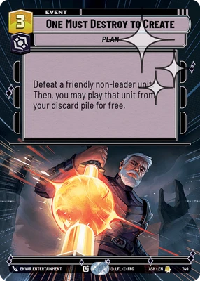 One Must Destroy to Create
