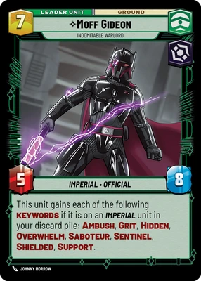 Moff Gideon — other side