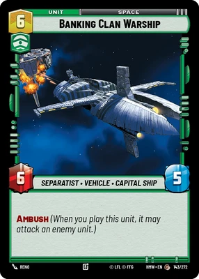 Banking Clan Warship