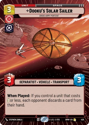 Dooku's Solar Sailer