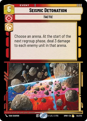Seismic Detonation