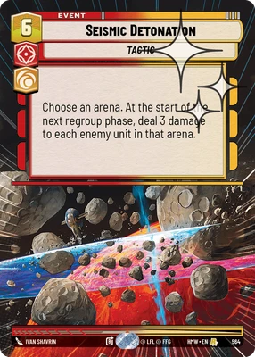 Seismic Detonation