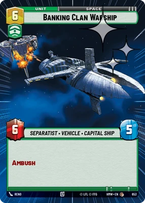 Banking Clan Warship