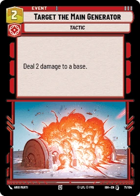 Target the Main Generator