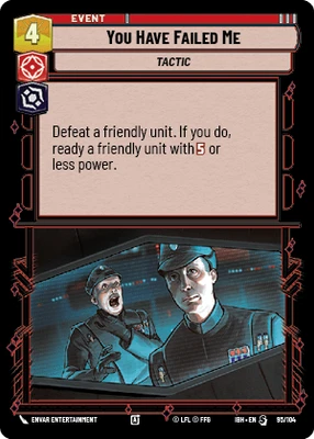 You Have Failed Me