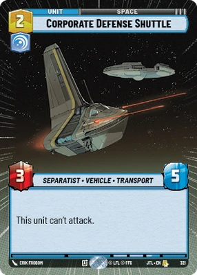 Corporate Defense Shuttle