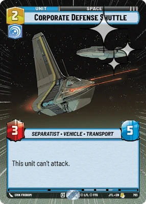 Corporate Defense Shuttle