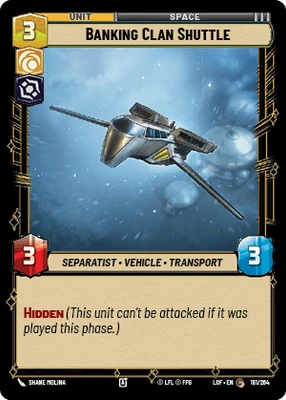 Banking Clan Shuttle