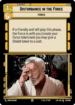 Disturbance in the Force