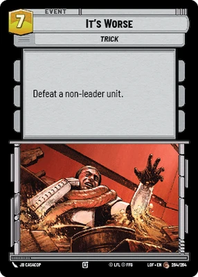 It's Worse