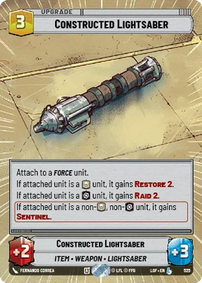Constructed Lightsaber