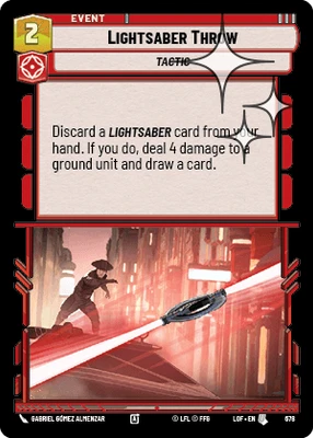 Lightsaber Throw